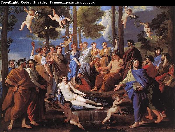 Nicolas Poussin Apollo and the Muses (Parnassus)